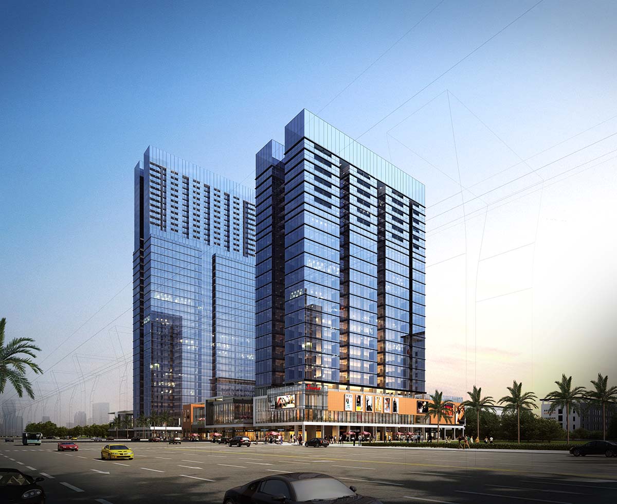 YH華筑-京基碧海二期2號(hào)地塊日景透視_Pro_3