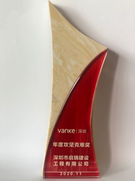 萬科2020年度攻堅克難獎